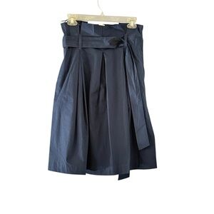 Banana Republic Factory Navy Midi Skirt 4P Petite NWT